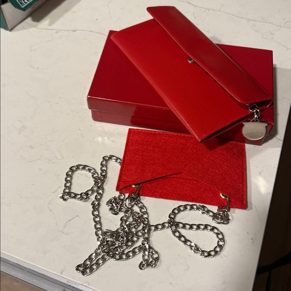 Salvatore Ferragamo Red Leather Wallet
